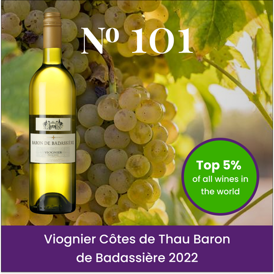 Viognier Côtes de Thau Baron de Badassière 2022