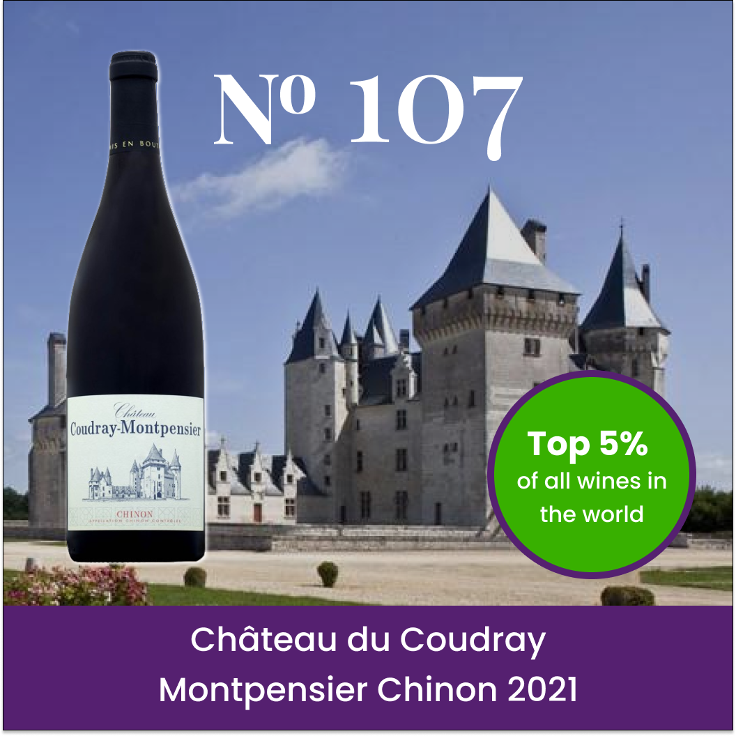 Château du Coudray Montpensier Chinon 2021